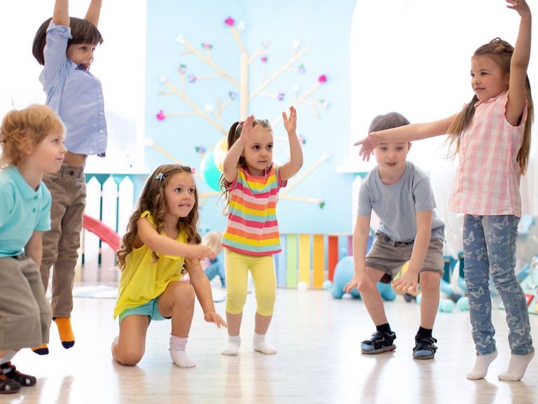 Kita-Kinder bewegen sich unterschiedlich 
