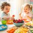 Nutri-Factory | Kita Kita-Kinder beim Naschen von Obst und Gemüse