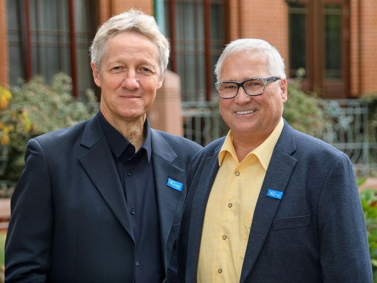 Die Verwaltungsratvorsitzenden Anselm Lotz und Hans-Jürgen Müller