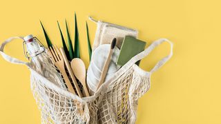 Nachhaltigkeit Baumwolleinkaufsnetz mit nachhaltigen Produkten