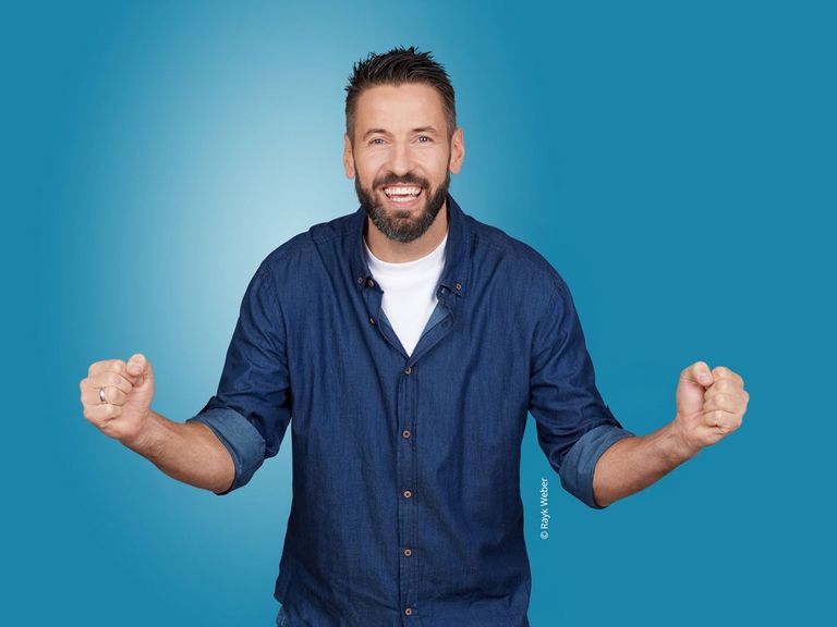 Bennet Wiegert in jubelnder Pose