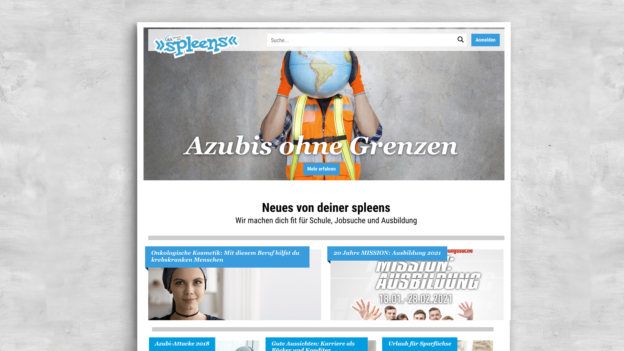 spleens4you - Das Internetportal für Jugendliche