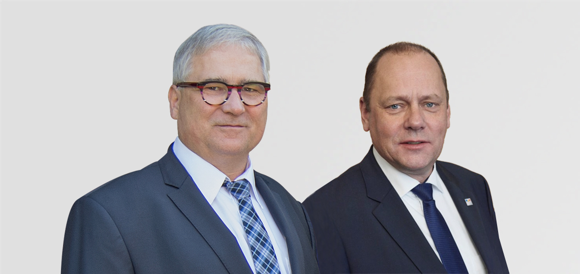 Vorsitzende Hans-Jürgen Müller und Uwe Runge