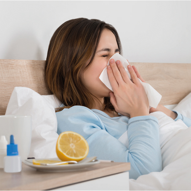 Gesund werden: Erkältung und Grippe